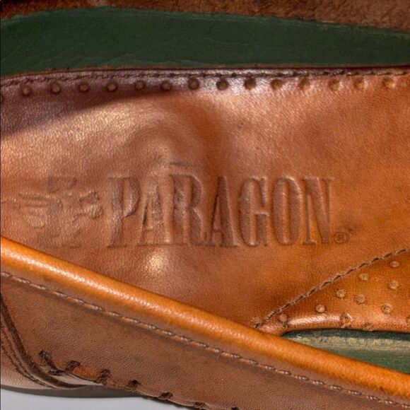 Vintage PARAGON Brown Leather Loafers - Picture 3 of 12